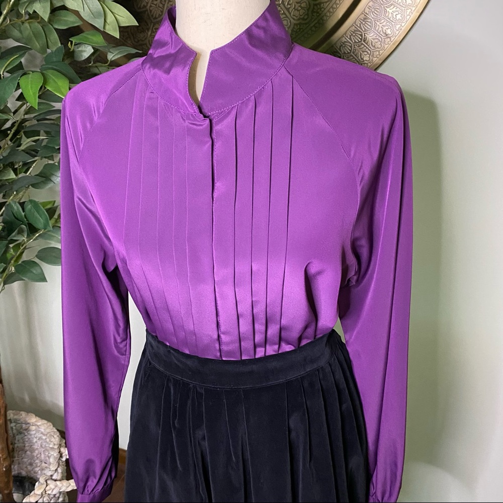 Vintage Sunny South Fashions  Dallas Button Up Blouse - Size 10